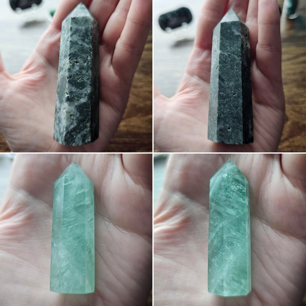 8 Pc Green Crystal Collection Bundle - Picture 5 of 8